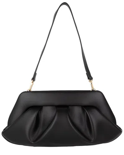 Themoirè Emera Ruched Shoulder Bag In Black