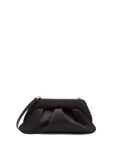 Themoire' `emera Satin` Clutch Bag In Black
