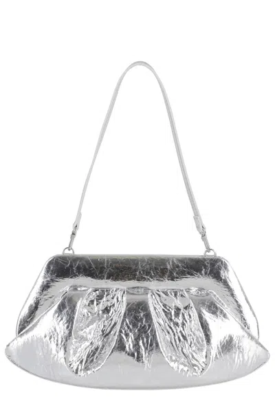 Themoirè Emera Shoulder Bag With Magnetic Closure In Pineapple Silver