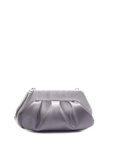 Themoire' `emera Strass Degradè` Clutch Bag In Metallic