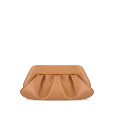 Themoirè Emera Vegan Fabric Macadamia Clutch Bag