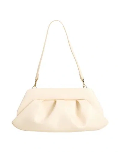 Themoirè Emera Woman Handbag Cream Size - Textile Fibers In White