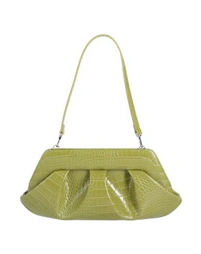 Themoirè Emera Woman Handbag Lime Green Size - Textile Fibers