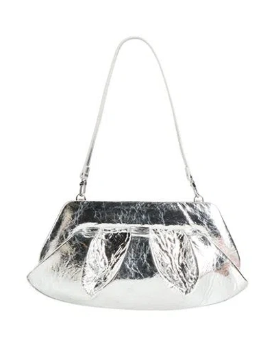 Themoirè Emera Woman Handbag Silver Size - Textile Fibers