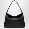 Themoirè Structured Shoulder Bag Metal Hardware In Black