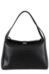 Themoirè Eudora Bag With Double Compartments In Black