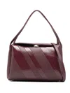 Themoirè Eudora Diagonal-stripe Shoulder Bag In Purple