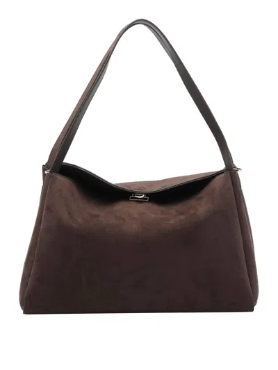 Themoirè Eudora Shoulder Bag In Brown