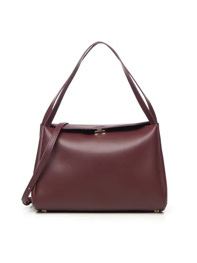 Themoirè Eudora Shoulder Bag In Brown
