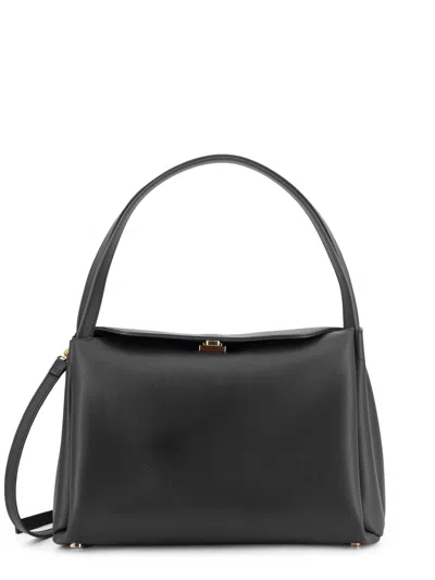Themoire' Eudora Vegan Leather Crossbody Bag In Black