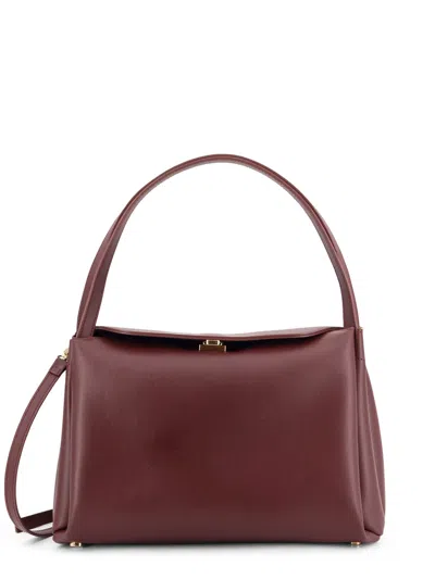Themoirè Eudora Vegan Leather Crossbody Bag In Brown