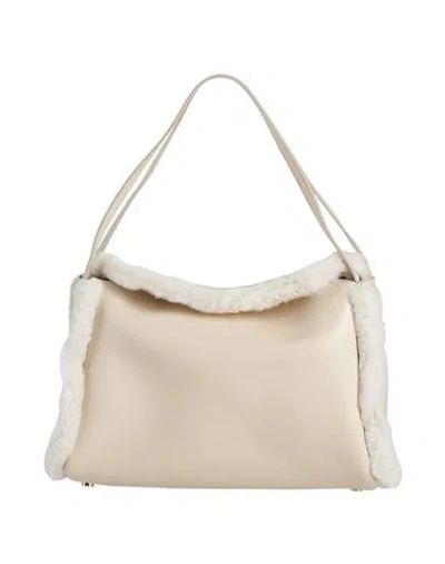 Themoirè Eudora Woman Handbag Cream Size - Textile Fibers In White