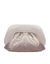 Themoirè Fabric Clutch Bag In Neutrals