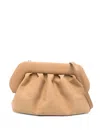 Themoirè Faux-suede Clutch Bag In Neutral