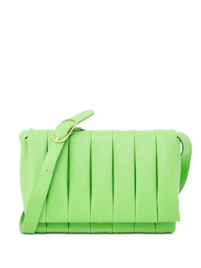 Themoirè Feronia Flap-top Cross Body Bag In Green