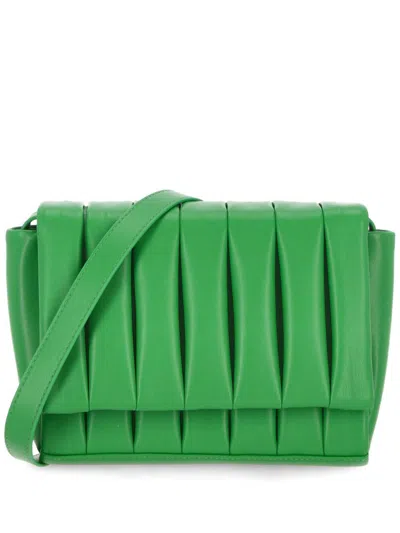 Themoirè 'feronia' Green Vegan Leather Bag