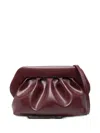 Themoirè Gathered Clutch Bag In Red