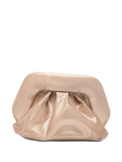 Themoirè Gathered Tote Bag In Neutral