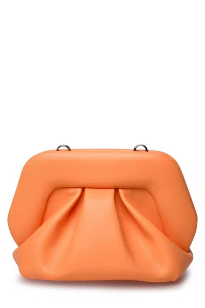 Themoirè Gea Clutch Bag In Orange