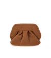 Themoirè Gea Coral Sponge Toffee Clutch Bag
