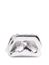 Themoirè Clutch Gea In Silver