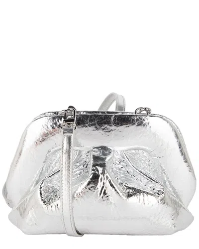 Themoirè Gea Pineapple Crossbody In Silver