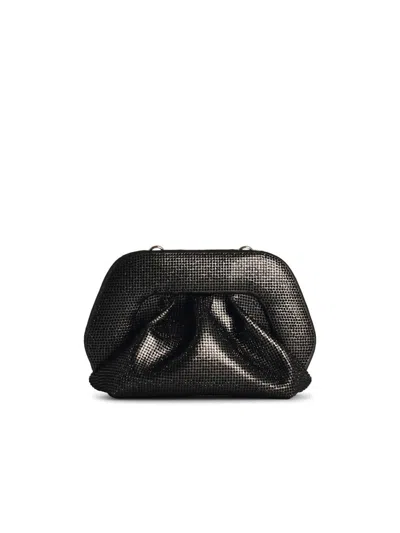 Themoirè 'gea Strass' Black Vegan Leather Bag