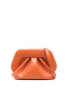 Themoirè Sculptural Orange Vegan Fabric Bag In Orange