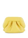 Themoirè Gea Vegan Leather Clutch In Yellow