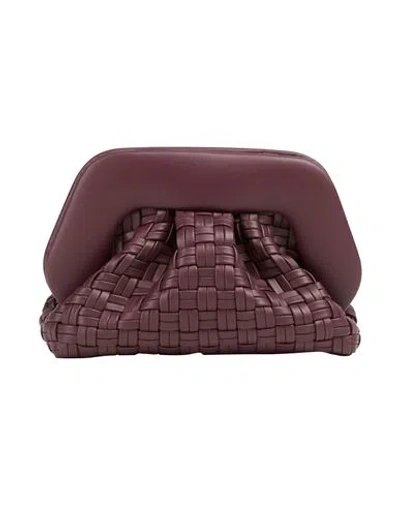 Themoirè Gea Woman Handbag Burgundy Size - Textile Fibers In Red