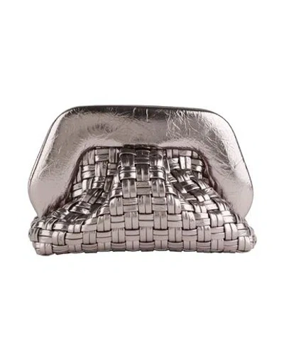 Themoirè Gea Woman Handbag Gunmetal Size - Textile Fibers In Gray