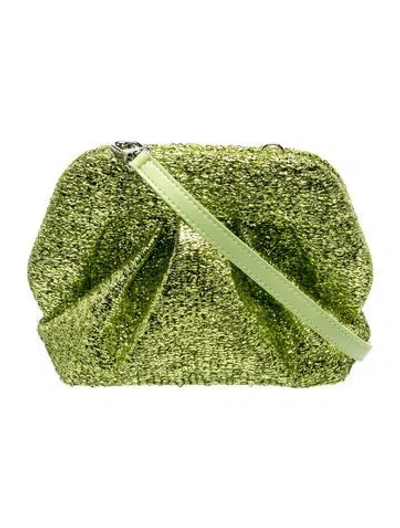 Pre-owned Themoirè Glitter Gea Sparkling Mini In Green
