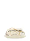 Themoirè Gold Vegan Leather Emera Pineapple Shoulder Bag In Gold