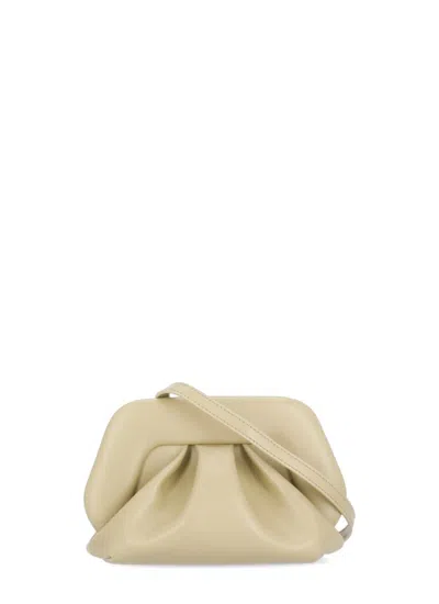 Themoirè Green Vegan Leather Gea Vegan Clutch Bag
