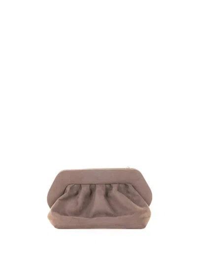 THEMOIRÈ THEMOIRÈ GREY RECYCLED CLUTCH