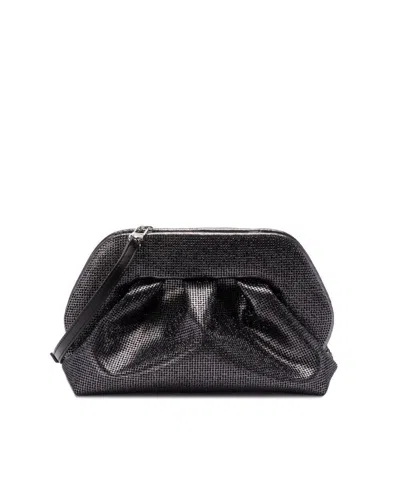 Themoirè Handbag In Black