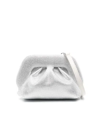 Themoirè Handbag In Silver