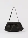 Themoirè Tia Vegan Fabric Handbag In Black
