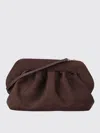 Themoirè Bios Pleated Clutch In Brown