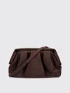 Themoirè Afrodite Eco-suede Clutch Bag In Black