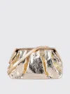 Themoirè Clutch "gea" In Gold