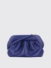 Themoirè Clutch  Woman Color Royal Blue In Blue