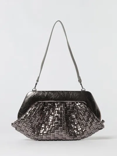Themoirè Handbag  Woman Color Silver