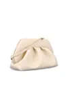 Themoirè Tia Vegan Fabric Clutch In Toni Neutri