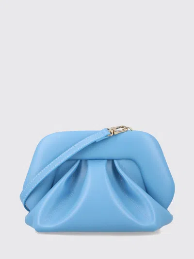Themoirè Bios Vegan Leather Clutch In Blue