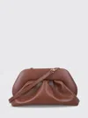 Themoirè Bios Medium Clutch With Gathering In Brown