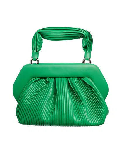 Themoirè Handbags In Green