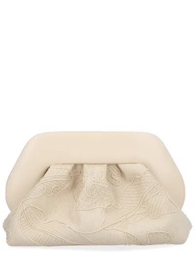 Themoirè Ivory Hemp-cotton Handbag In Neutral