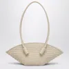 Themoirè Ivory Olympia Bag In Woven Eco-