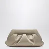 Themoirè Ivory Satin Clutch Emera In White